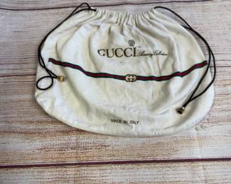 Mixed Lot of Vintage & Designer Style: Gucci Dust Bag, Chanel Scarf, Patches, Towel