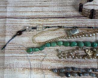 Lot of 15 Vintage Costume Jewelry Necklaces Beaded Faux Pearl For Craft Repair