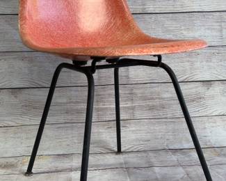 Vintage Herman Miller. Fiberglass Shell Chair Mid Century Modern Eames Era