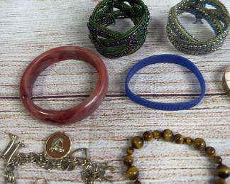 Vintage Costume Jewelry Bracelet Lot 30pc Reseller Craft Grab Bag