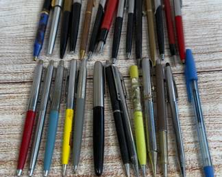 Vintage Assorted Pens Lot (27) - Writing Instruments Estate Find
