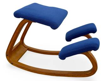 Vintage Westnofa Norwegian Rocking Kneeling Chair Ergonomic Design