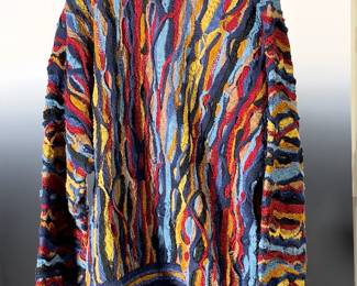 Vintage Coogi Australia Classic Sweater 1XL Notorious BIG Style Knit