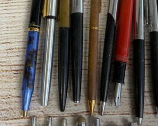 Vintage Assorted Pens Lot (27) - Writing Instruments Estate Find