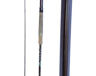 Vintage Fenwick FF806 8' Fiberglass Fly Rod No. 6 Line w/ Case & Bag