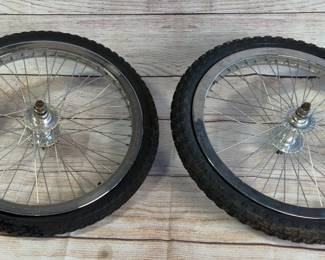 Vintage Redline BMX 20" Wheelset Alex Rims RL Hubs Front & Rear