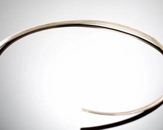 Espinosa 925 Sterling Silver Collar Necklace Modern Minimalist Choker