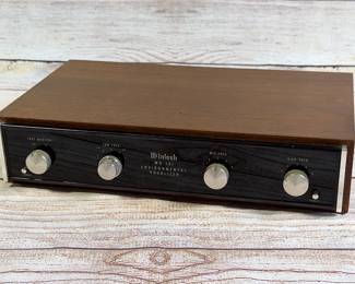 Vintage McIntosh MQ-101 Environmental Equalizer EQ Stereo Wood Case