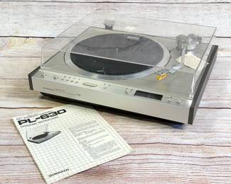Pioneer PL-630 Quartz Turntable FOR PARTS/REPAIR Vintage Full Automatic