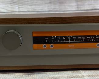 Vintage Quad 33 Preamp & FM 3 Tuner in Dual Wood Case UNTESTED HiFi Audio
