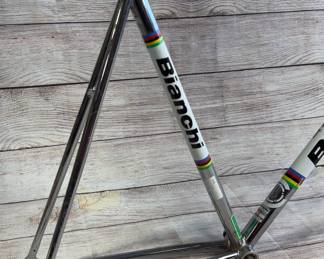 Bianchi Pista Chrome Track Bike Frame 57cm Steel Fixed Gear Fixie