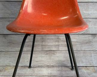 Vintage Herman Miller Eames AX Fiberglass Shell Chair Mid-Century