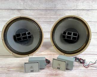 Pair Vintage Altec Lansing 604E Super Duplex Speakers N-1500-A Crossovers