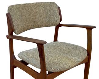 O.D. Mbler Danish Mid-Century Modern Teak Armchair Domus Danica