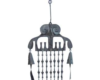 large Paolo Soleri Bronze Arcosanti Wind Chime Sculpture Custom Design