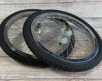 Vintage Redline BMX 20" Wheelset Alex Rims RL Hubs Front & Rear