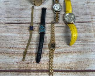 Lot of 6 Assorted Wristwatches - Vintage & Modern Styles, Mixed Brands
