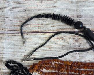 Costume Jewelry Lot of 16 Necklaces, Various Styles & Materials