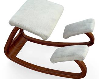 Vintage Balans Kneeling Chair Ergonomic Rocker Stool Made in Norway