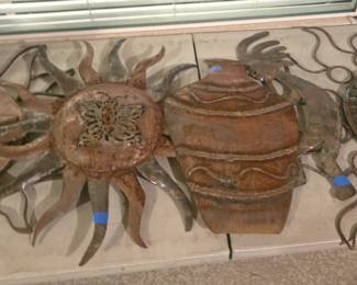 Metal Decors - Suns & Kokopelli 