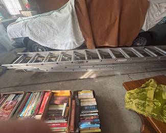 . . . very large extension ladder