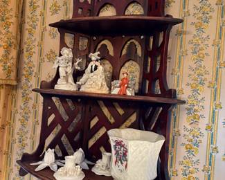 . . . great wall shelf with treasures