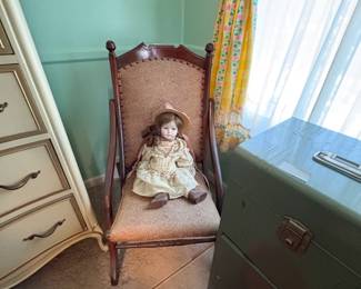 . . . slipper rocker and doll