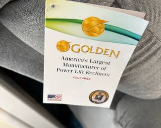 . . . brand new Golden electric lift chair with tags -- NEW!