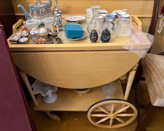 . . . teacart topped with treasures