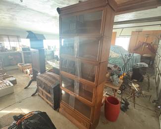 . . . a wonderful barrister bookcase in oak
