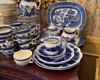 . . . Blue Willow and other dishware