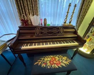 . . . a nice vintage upright piano