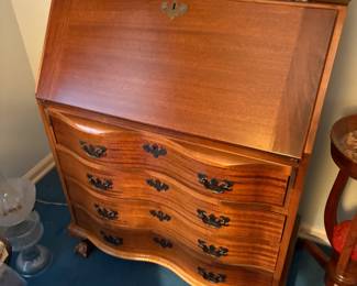 . . . antique walnut secretary desk