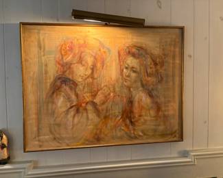 . . . an ORIGINAL Hibel oil painting -- owner purchased it for $15,000.00!