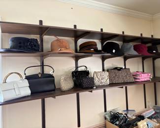 . . . more vintage purses and hats