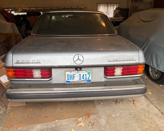 . . . vintage 1980's 300 CD Turbo Diesel with 66,000 miles