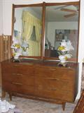 Low Dresser with Mirror by Kent Coffey - The Tableau