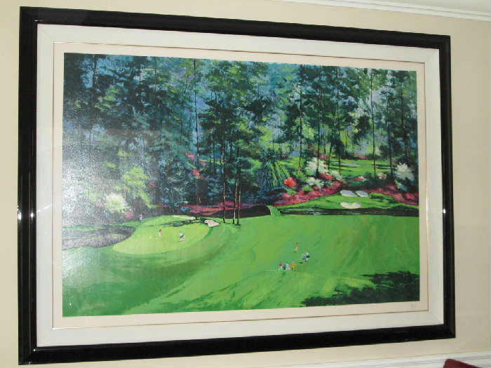 Mark King Augusta Golf signed and numbered (154/275) @ $9,200