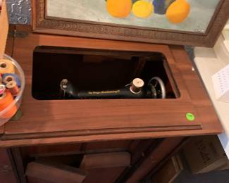 Singer sewing cabinet
