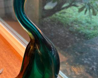 Murano Art Glass Duck Figurine