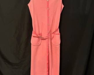 Oakhall Coral Pink Sleeveless Maxi Dress – Size 10