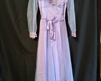Lilac Purple Victorian Style Dress