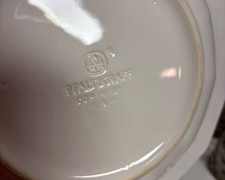 Set of 3 Pfaltzgraff Heritage White Rimmed Salad Bowls