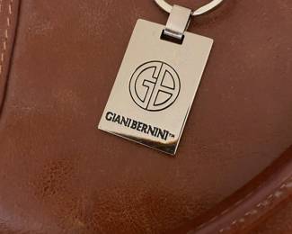 Giani Bernini Brown Leather Tote Bag