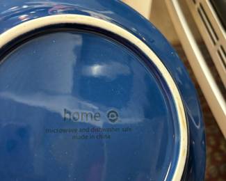 Target - Home Blue Embossed Dish Set