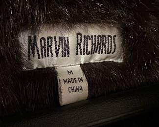 Marvin Richards Faux Fur-Lined Denim Jacket – Size Medium