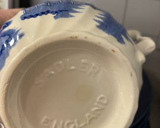 Sadler England Blue Willow Teapot