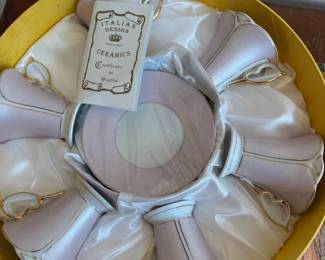 Italian Design Ceramics Tea Cup Set