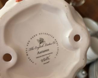 The English Ladies Co. England "Autumn" Figurine by D. Smith 