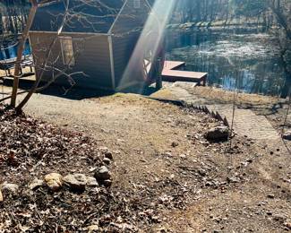 Boat house with the next pictured items inside